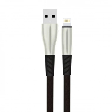 Mey İthalat® S89 Metal Uçlu Lightning Kablo iphone Uyumlu 1M 2.4A - Siyah