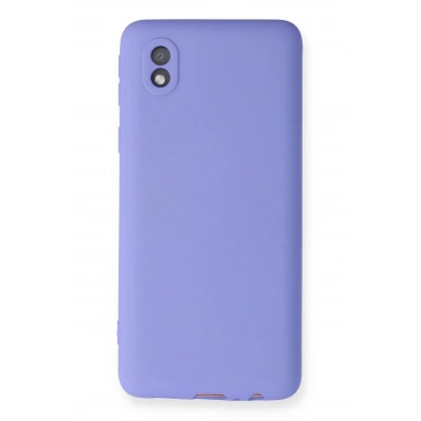 Mey İthalat®  Samsung Galaxy A01 Core Kılıf First Silikon - Lila