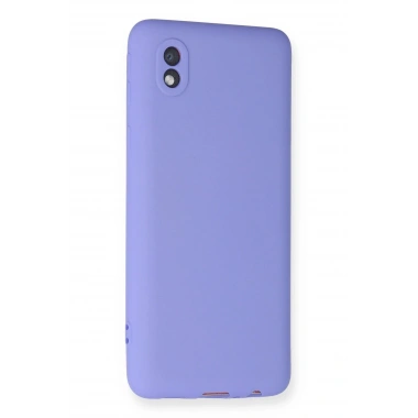 Mey İthalat®  Samsung Galaxy A01 Core Kılıf First Silikon - Lila