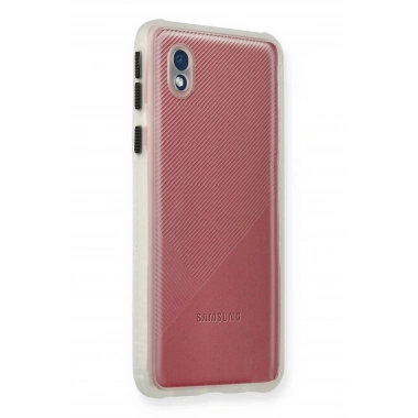 Mey İthalat® Samsung Galaxy A01 Core Kılıf Miami Şeffaf Silikon - Şeffaf