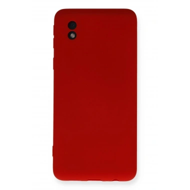 Mey İthalat®  Samsung Galaxy A01 Core Kılıf Nano içi Kadife Silikon - Kırmızı