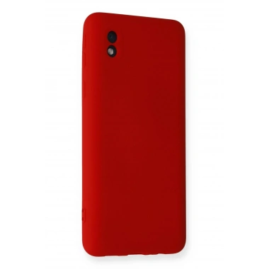 Mey İthalat®  Samsung Galaxy A01 Core Kılıf Nano içi Kadife Silikon - Kırmızı