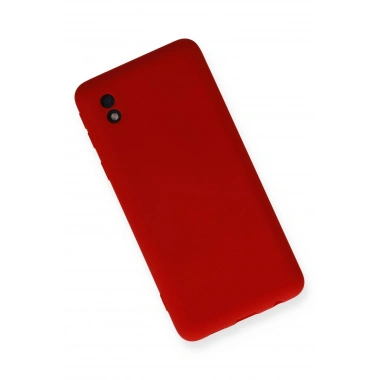 Mey İthalat®  Samsung Galaxy A01 Core Kılıf Nano içi Kadife Silikon - Kırmızı