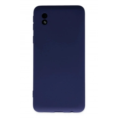 Mey İthalat®  Samsung Galaxy A01 Core Kılıf Nano içi Kadife Silikon - Lacivert