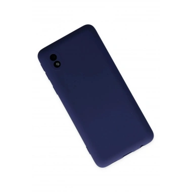 Mey İthalat®  Samsung Galaxy A01 Core Kılıf Nano içi Kadife Silikon - Lacivert