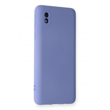Mey İthalat®  Samsung Galaxy A01 Core Kılıf Nano içi Kadife Silikon - Lila