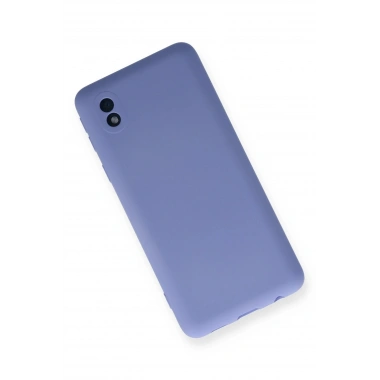 Mey İthalat®  Samsung Galaxy A01 Core Kılıf Nano içi Kadife Silikon - Lila