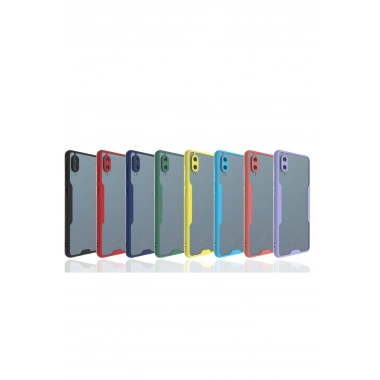 Mey İthalat®  Samsung Galaxy A02 Kılıf Platin Silikon - Yeşil