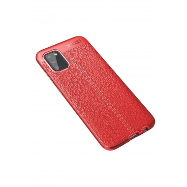 Mey İthalat®  Samsung Galaxy A02S Kılıf Auto Focus Kapak - Kırmızı