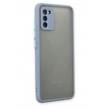 Mey İthalat®  Samsung Galaxy A02S Kılıf Montreal Silikon Kapak - Gri