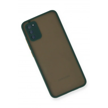 Mey İthalat®  Samsung Galaxy A02S Kılıf Montreal Silikon Kapak - Yeşil