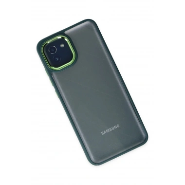 Mey İthalat® Samsung Galaxy A03 Kılıf Dora Kapak - Haki Yeşil