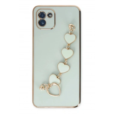 Mey İthalat® Samsung Galaxy A03 Kılıf Esila Silikon - Su Yeşili