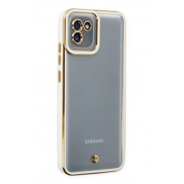 Mey İthalat® Samsung Galaxy A03 Kılıf Liva Lens Silikon - Beyaz