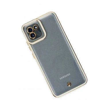 Mey İthalat® Samsung Galaxy A03 Kılıf Liva Lens Silikon - Beyaz