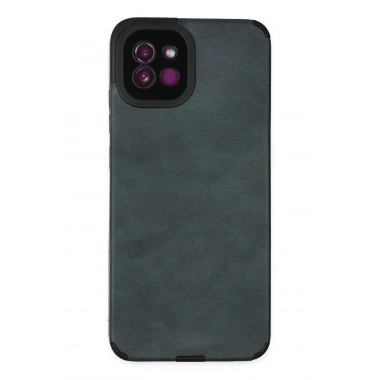 Mey İthalat®  Samsung Galaxy A03 Kılıf Loop Deri Silikon - Lacivert