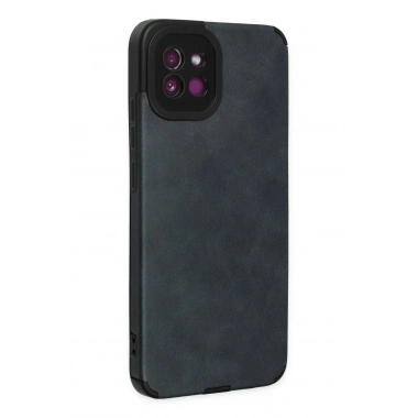 Mey İthalat®  Samsung Galaxy A03 Kılıf Loop Deri Silikon - Lacivert