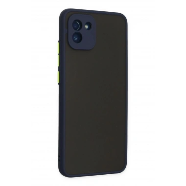 Mey İthalat®  Samsung Galaxy A03 Kılıf Montreal Silikon Kapak - Lacivert