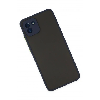 Mey İthalat®  Samsung Galaxy A03 Kılıf Montreal Silikon Kapak - Lacivert