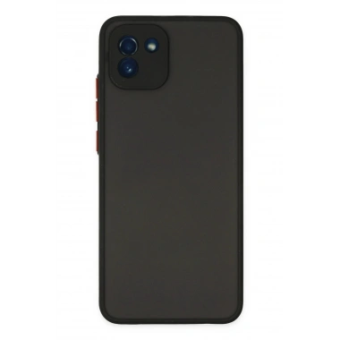 Mey İthalat®  Samsung Galaxy A03 Kılıf Montreal Silikon Kapak - Siyah