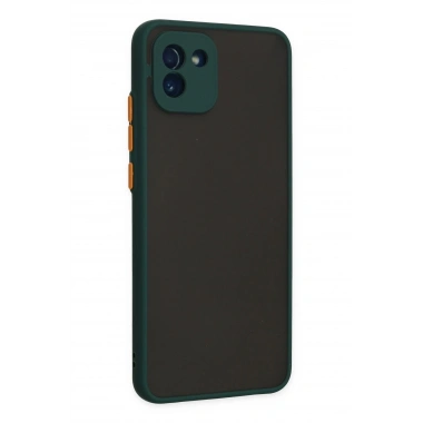 Mey İthalat®  Samsung Galaxy A03 Kılıf Montreal Silikon Kapak - Yeşil