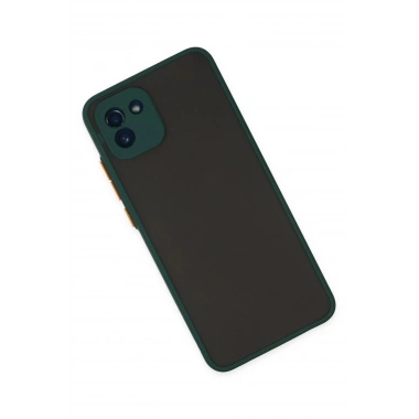 Mey İthalat®  Samsung Galaxy A03 Kılıf Montreal Silikon Kapak - Yeşil