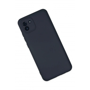 Mey İthalat®  Samsung Galaxy A03 Kılıf Nano içi Kadife Silikon - Lacivert