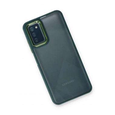 Mey İthalat® Samsung Galaxy A03S Kılıf Dora Kapak - Haki Yeşil