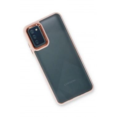 Mey İthalat® Samsung Galaxy A03S Kılıf Dora Kapak - Pudra