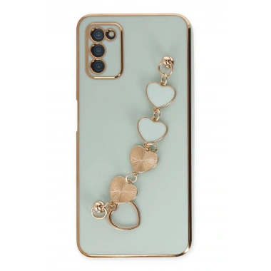 Mey İthalat®  Samsung Galaxy A03S Kılıf Esila Silikon - Su Yeşili