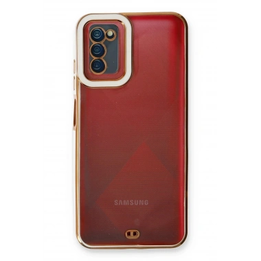 Mey İthalat® Samsung Galaxy A03S Kılıf Liva Lens Silikon - Beyaz
