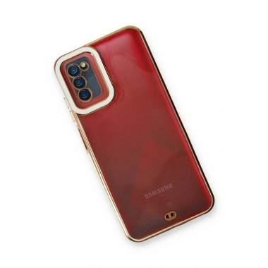 Mey İthalat® Samsung Galaxy A03S Kılıf Liva Lens Silikon - Beyaz