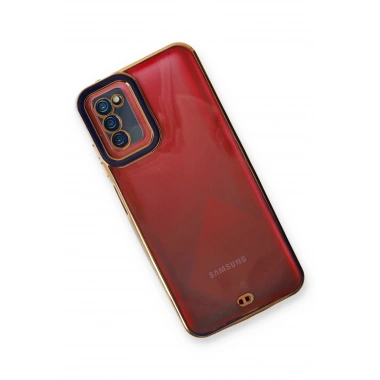 Mey İthalat®  Samsung Galaxy A03S Kılıf Liva Lens Silikon - Mavi