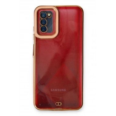 Mey İthalat® Samsung Galaxy A03S Kılıf Liva Lens Silikon - Rose