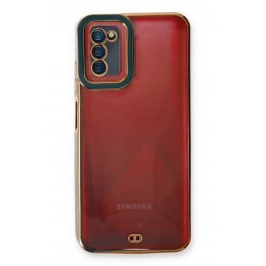 Mey İthalat® Samsung Galaxy A03S Kılıf Liva Lens Silikon - Yeşil
