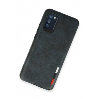 Mey İthalat® Samsung Galaxy A03S Kılıf Loop Deri Silikon - Lacivert