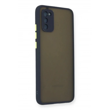 Mey İthalat®  Samsung Galaxy A03S Kılıf Montreal Silikon Kapak - Lacivert