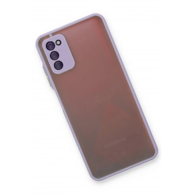Mey İthalat®  Samsung Galaxy A03S Kılıf Montreal Silikon Kapak - Mor