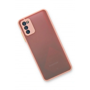 Mey İthalat®  Samsung Galaxy A03S Kılıf Montreal Silikon Kapak - Pembe