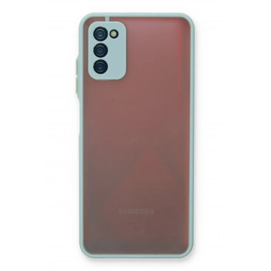 Mey İthalat®  Samsung Galaxy A03S Kılıf Montreal Silikon Kapak - Turkuaz