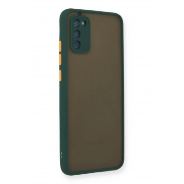 Mey İthalat®  Samsung Galaxy A03S Kılıf Montreal Silikon Kapak - Yeşil