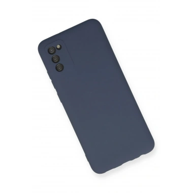 Mey İthalat®  Samsung Galaxy A03S Kılıf Nano içi Kadife Silikon - Gri