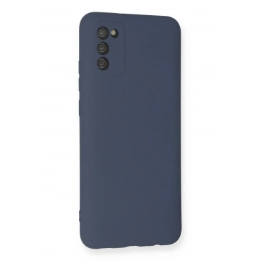 Mey İthalat®  Samsung Galaxy A03S Kılıf Nano içi Kadife Silikon - Gri