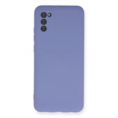 Mey İthalat®  Samsung Galaxy A03S Kılıf Nano içi Kadife Silikon - Lila