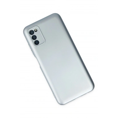 Mey İthalat®  Samsung Galaxy A03S Kılıf Nano içi Kadife Silikon - Sky Blue