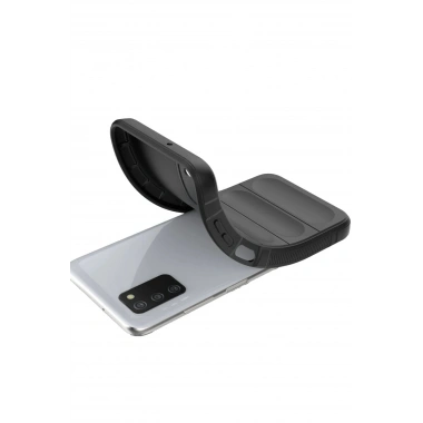 Mey İthalat®  Samsung Galaxy A03S Kılıf Optimum Silikon - Siyah