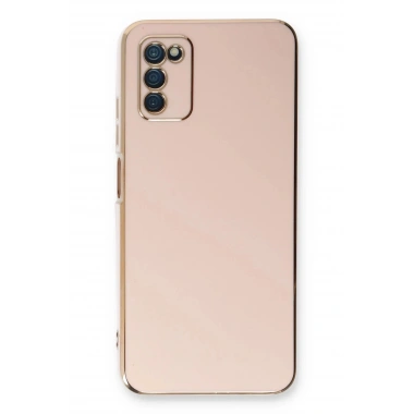 Mey İthalat®  Samsung Galaxy A03S Kılıf Volet Silikon - Pembe