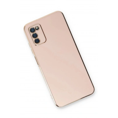 Mey İthalat®  Samsung Galaxy A03S Kılıf Volet Silikon - Pembe