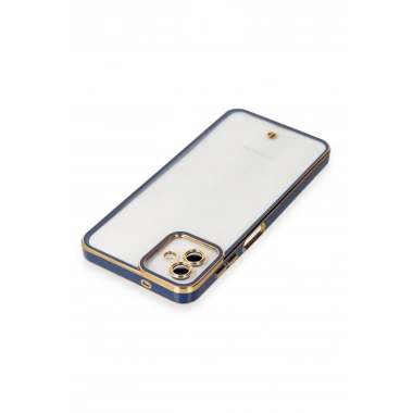 Mey İthalat® Samsung Galaxy A04 Kılıf Liva Lens Silikon - Mavi