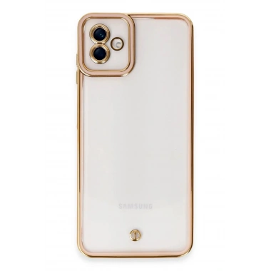 Mey İthalat®  Samsung Galaxy A04 Kılıf Liva Lens Silikon - Rose